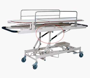 Lockable Gas Springs For Hospital Furniture Emergency Recovery Trolley