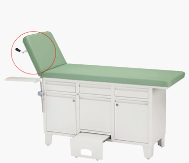 Gas Springs For Hospital Furniture - Examination Couch Back Rest
